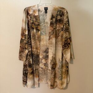 Chico's Open Front Kimono Cardigan